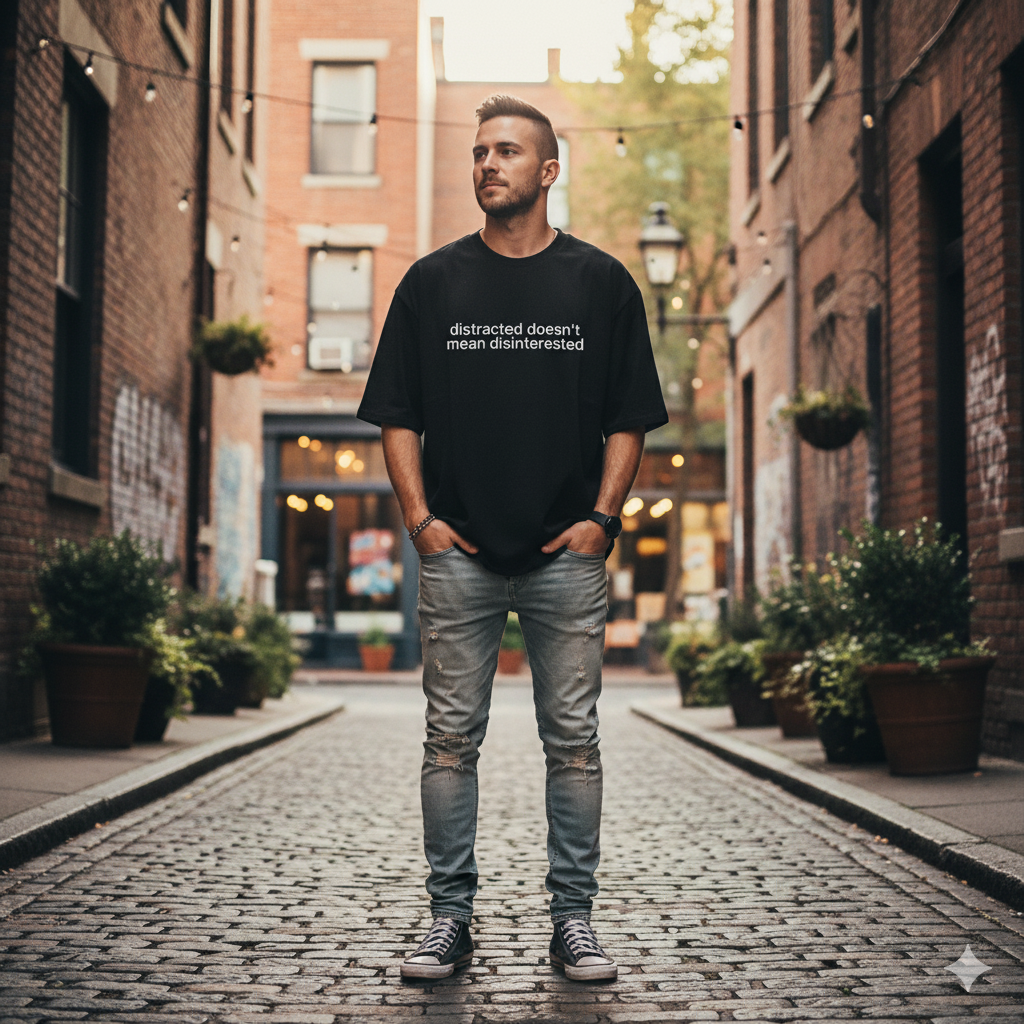 Distracted Tee - Dark