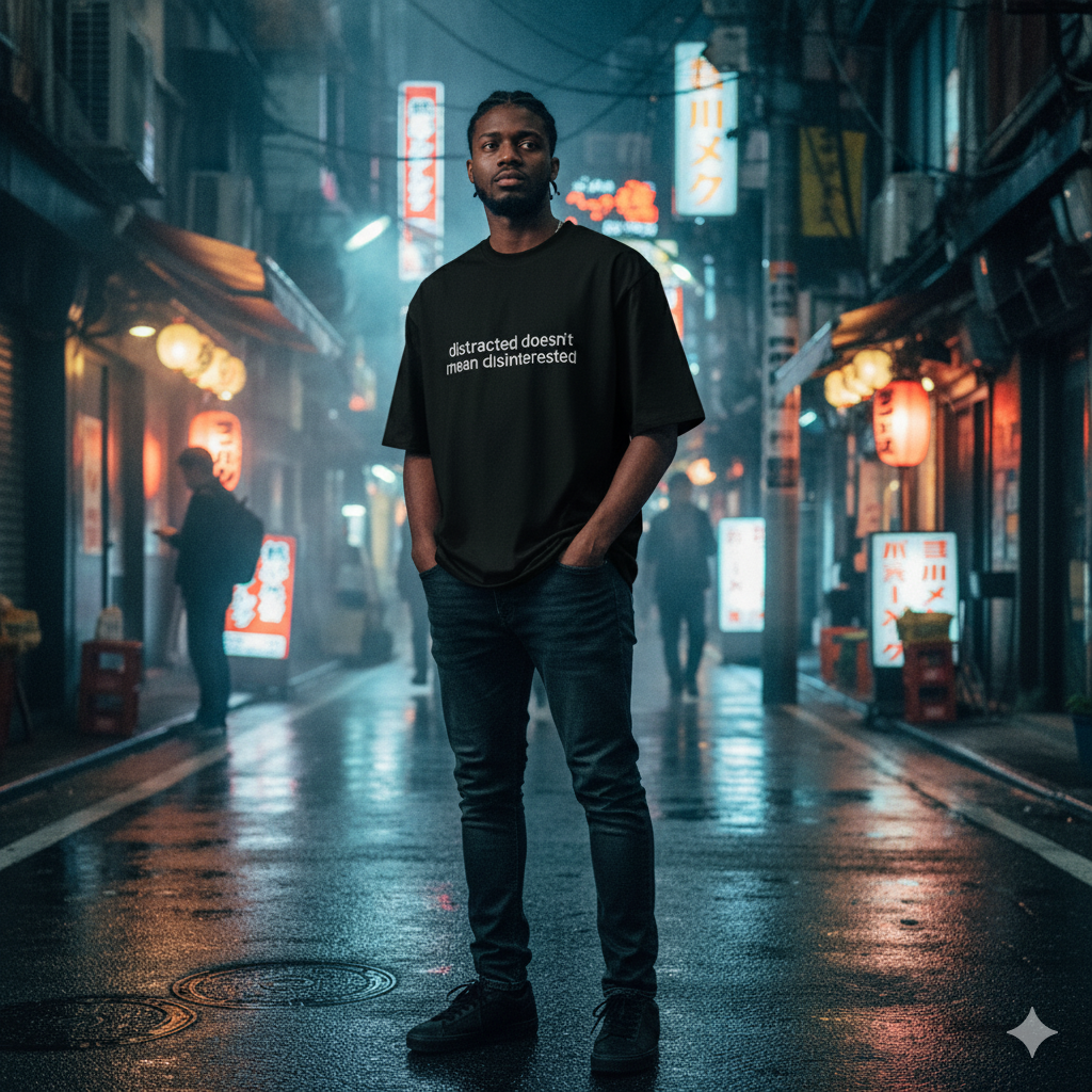 Distracted Tee - Dark