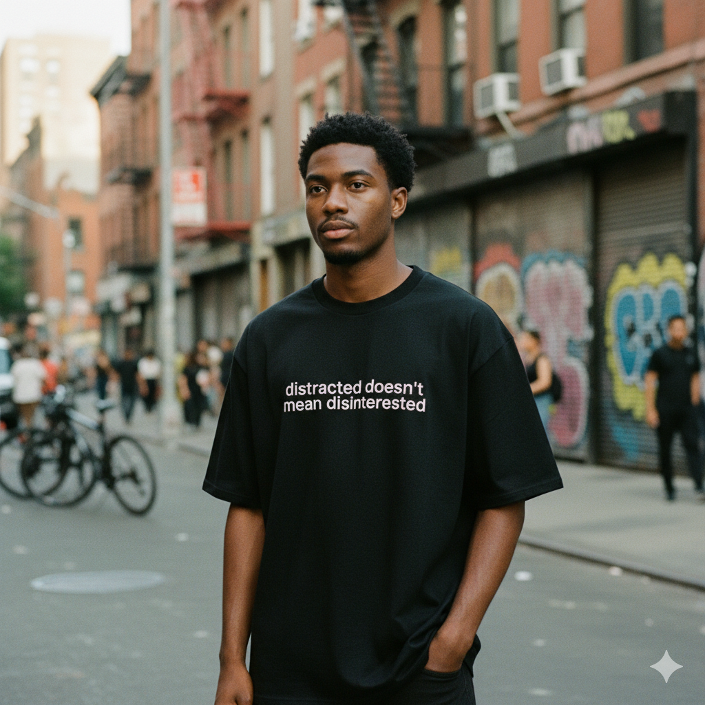 Distracted Tee - Dark